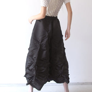 Rolled-up Shibori Pants