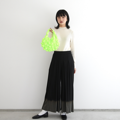 Large Pom-Pom Bags Satin