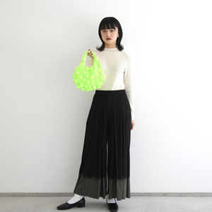 Large Pom-Pom Bags Satin