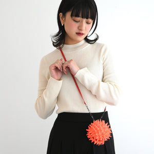 Spiky Shibori Charm Shoulder Bag