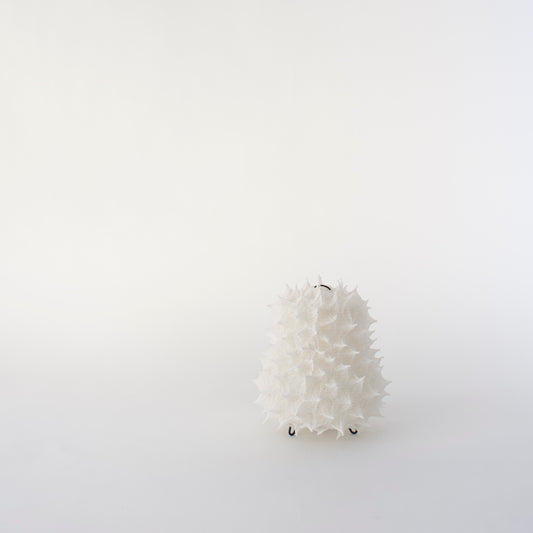 Bai Shibori Lamp - Daruma