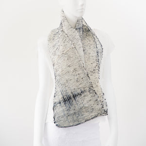 Wavy Silk Circular Scarf