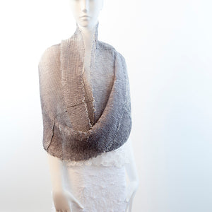 Wavy Silk Circular Scarf