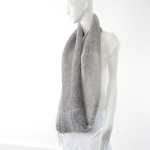 Wavy Silk Circular Scarf